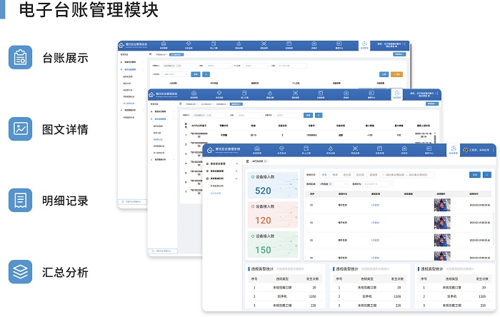 電子臺賬管理